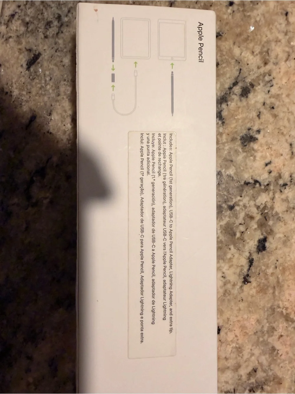 Apple pencil shown